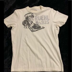 RUEHL t shirt with mascot dog “Trubble” size: S